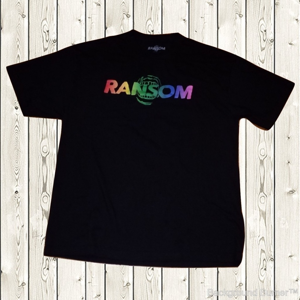 Ransom Clothing Spell Out Rainbow T-Shirt
